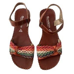 Andacco Casual Premium Woven Leather Sandals